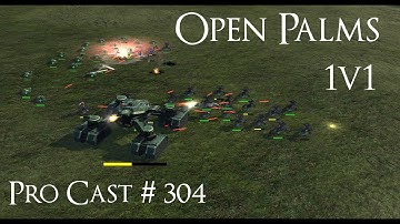 Supreme Commander 2 Pro Cast # 304 1v1 on Open Palms Epic Gameplay - Steal Speaks