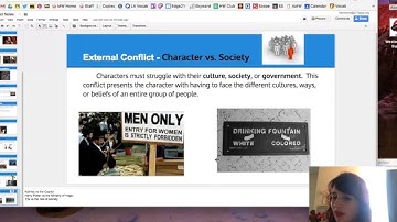 Internal and External Conflict for Middle School