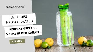 Frisches Getränk In Perfekter Karaffe Infuserstab Kühleinheit Bremermann