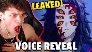 DEMON SLAYER KOKUSHIBO  VOICE REVEAL REACTION LEAKED! - KOKUSHIBO CONFRONTS AKAZA!