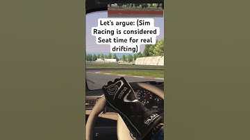 Is sim racing considered seat time for real drifting? #shorts #simulator #drifting #drift #viral