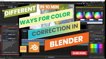 Learn Different Ways For Color Correction In BLENDER?