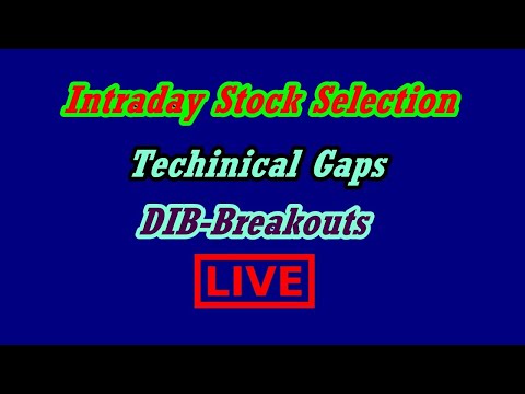 Intraday stock selection | Bank nifty share price Updates