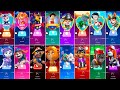 Paw patrol all megamix coral vs skye vs chase vs ryder vs rubble vs rocky vs marshall