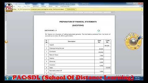 Lecture 78 | [Final Acc 1] CAF 1 | Introduction to Accounting and Finance | ITA | ICAP