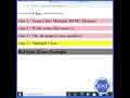 Class Important Point Example Web Designing