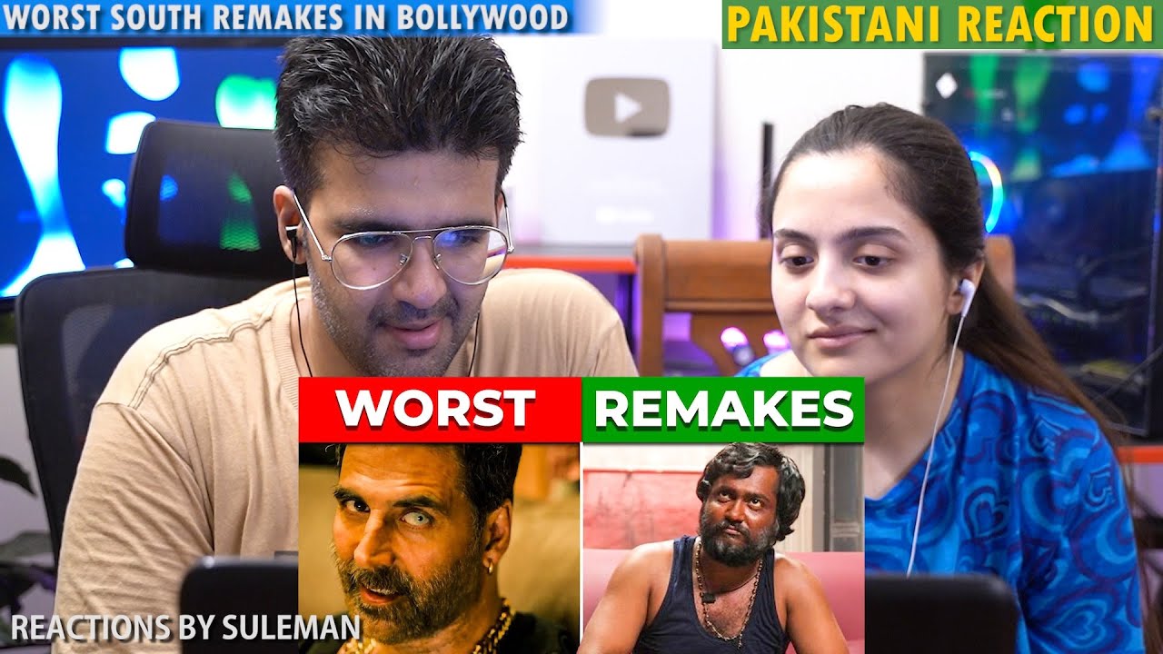 Pakistani Couple Reacts To 10 Worst South Indian Remakes Made in