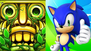 Temple Run 2 VS Sonic Dash  Gameplay IOS Android