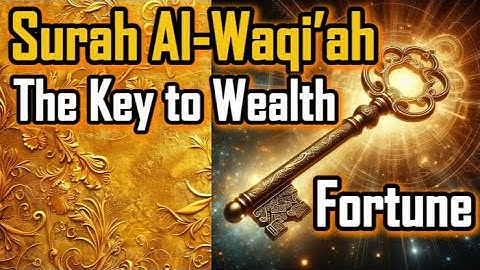 سوره واقعه: کلید نهایی ثروت و روزی فراوان