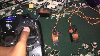 Setting Servo V-TAIL Delta wing