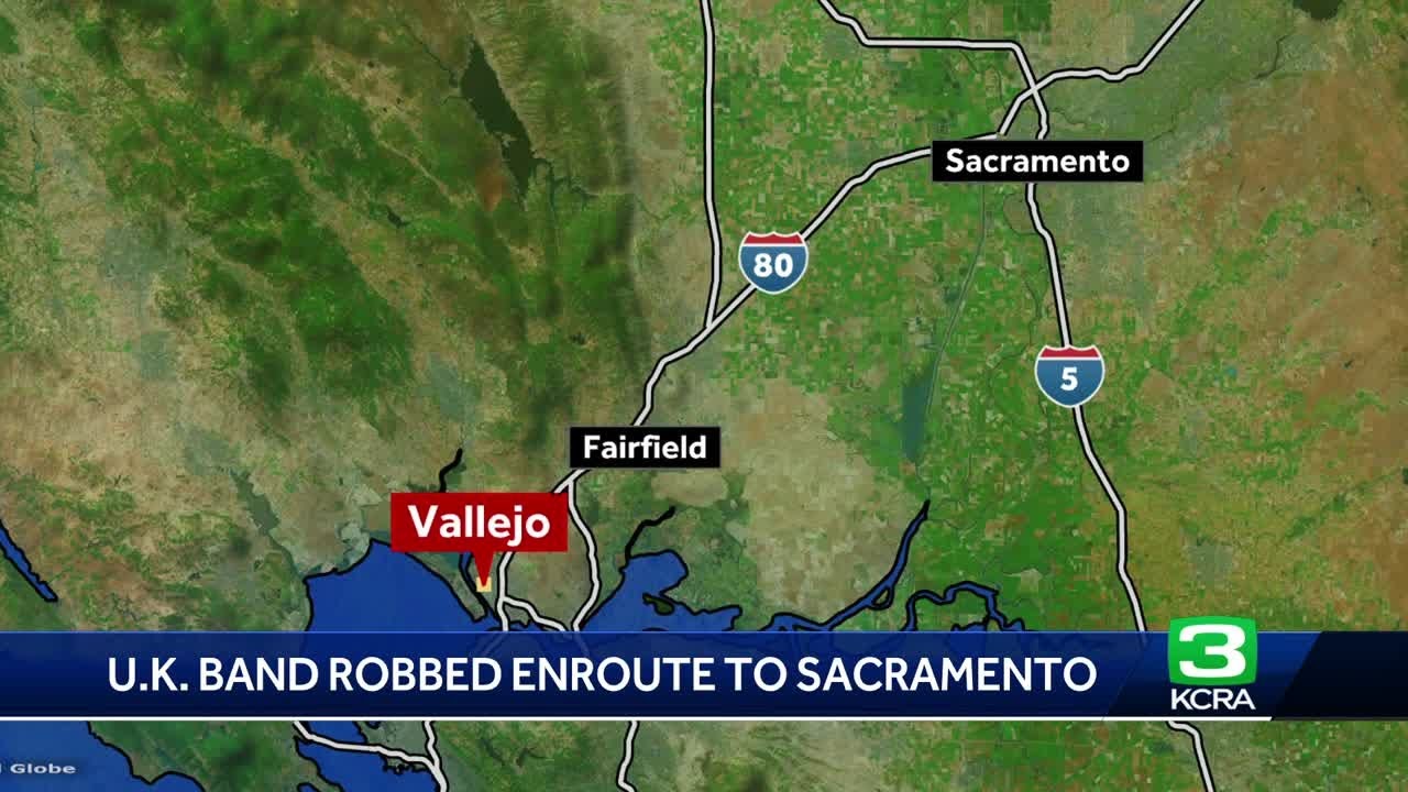 UK rock band says they were robbed at gunpoint in Vallejo