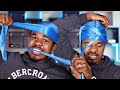 HOW TO GET 360 WAVES: NO KNOT METHOD | HOW TO TYING YOUR DURAG