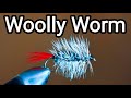 How to tie the woolly worm  fly tying tutorial