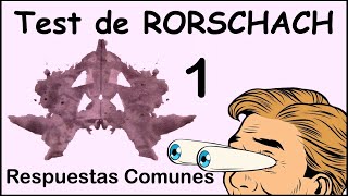 Test de Rorschach: Respuestas Comunes  Láminas 1 y 2