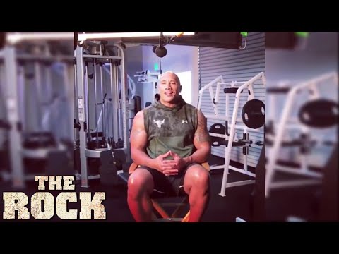 The Rock: Call before the storm.  #ProjectRock