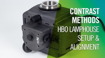 Contrast Methods - HBO lamphouse set-up and alignment for BA410E & AE31E | by Motic Europe