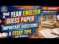 2nd Year English Guess Paper | English Important Questions | Essay Tips | A Plus Smart Studies