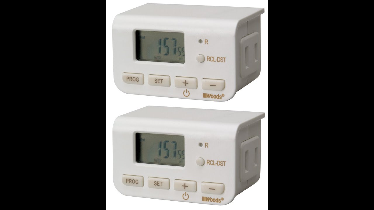 Woods 50009 Indoor 7 Day Digital Timer