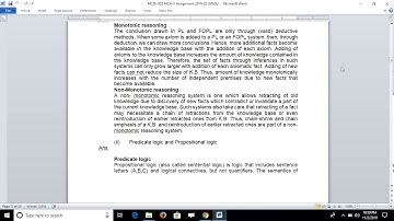 MCSE 003 MCA V Assignment 2019 20 IGNOU