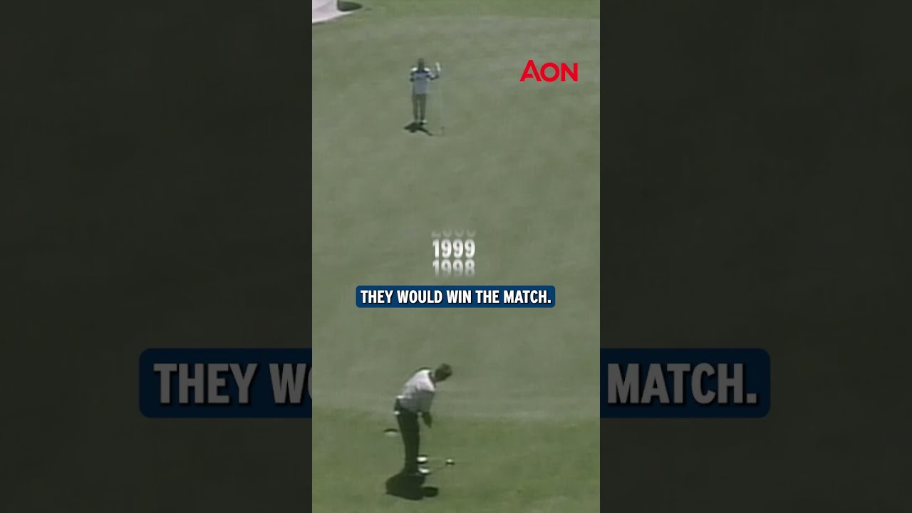 Frank Nobilo Powers The International Team to a Win in 1998! | Golf Channel | Aon