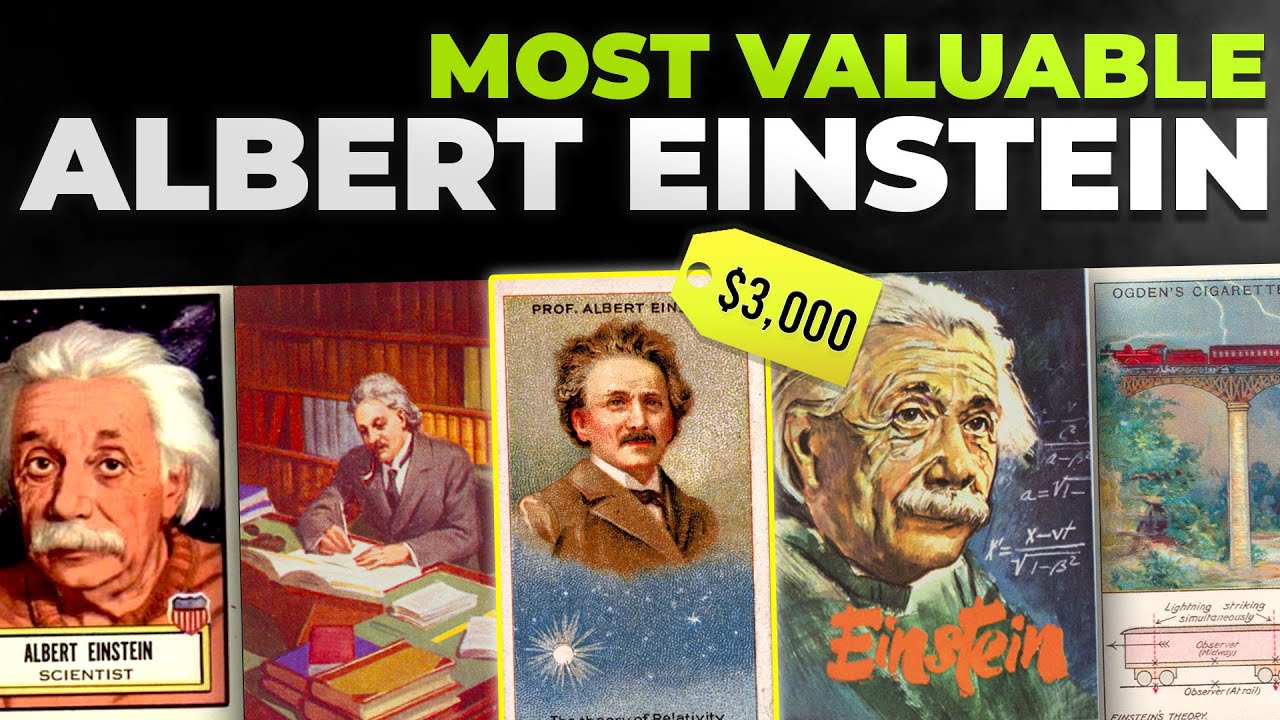 Top 35 Most Expensive Albert Einstein Nonsports Cards