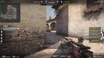 CS׃GO   Kjaerbye Crazy 1 vs 5 Ninja vs EnVyUS @ Dreamhack Masters Malmo
