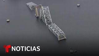 Remueven los escombros de la bahía tras colapso del puente de Baltimore | Noticias Telemundo