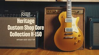 Heritage Custom Shop Core Collection H-150 Artisan Aged Gold Top | Mesa Boogie Fillmore 50