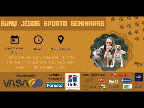 Video: Viliojimo Kursai: Sportas šunims, Kurie Gimė Vytis
