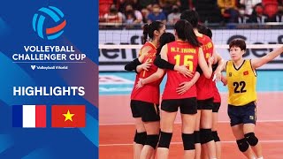 ?? FRA vs. ?? VIE - Highlights Quarter Finals | Women's Challenger Cup 2023