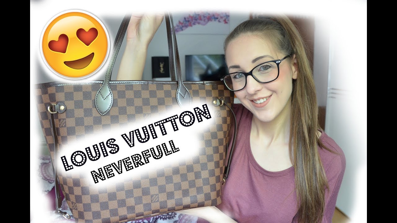 Louis Vuitton Neverfull MM Unboxing Deutsch - YouTube
