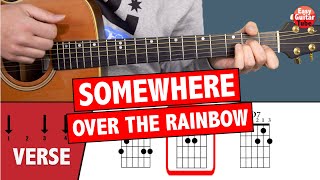 Somewhere Over The Rainbow - Guitar Tutorial (CHORDS)