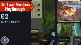 Roll Player Adventures BoardGame Solo Playthrough 2 - Taron's Trophy