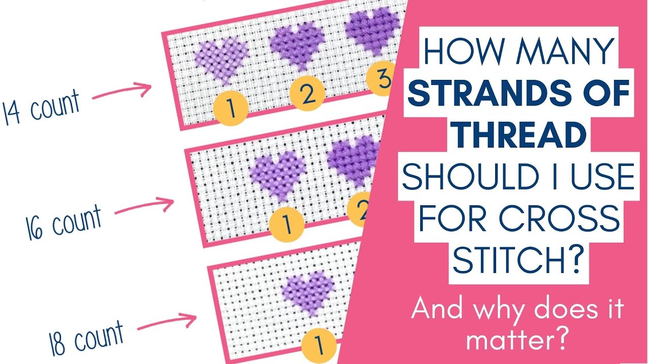 How many strands of thread should you use?