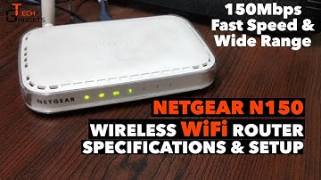 Netgear N150 JNR1010 Wireless WiFi Router Setup | For all your WiFi need, Wide range, Fast speed.