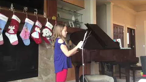 Josie Stewart performs "Away in a Manger"