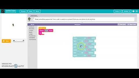 How to make a square in the artists lab of Code.org