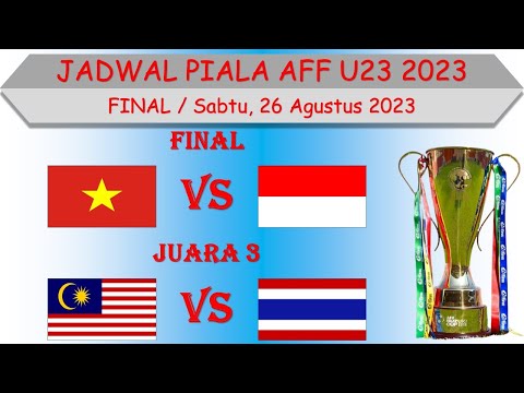 Jadwal Final Piala AFF U23 2023 │ Vietnam vs Indonesia │ AFF U23 CHAMPIONSHIP │