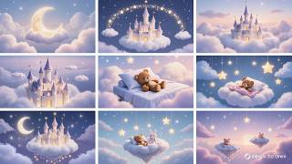 4 Hours Baby Sleep Music — Dreamy Floating Clouds 🌙