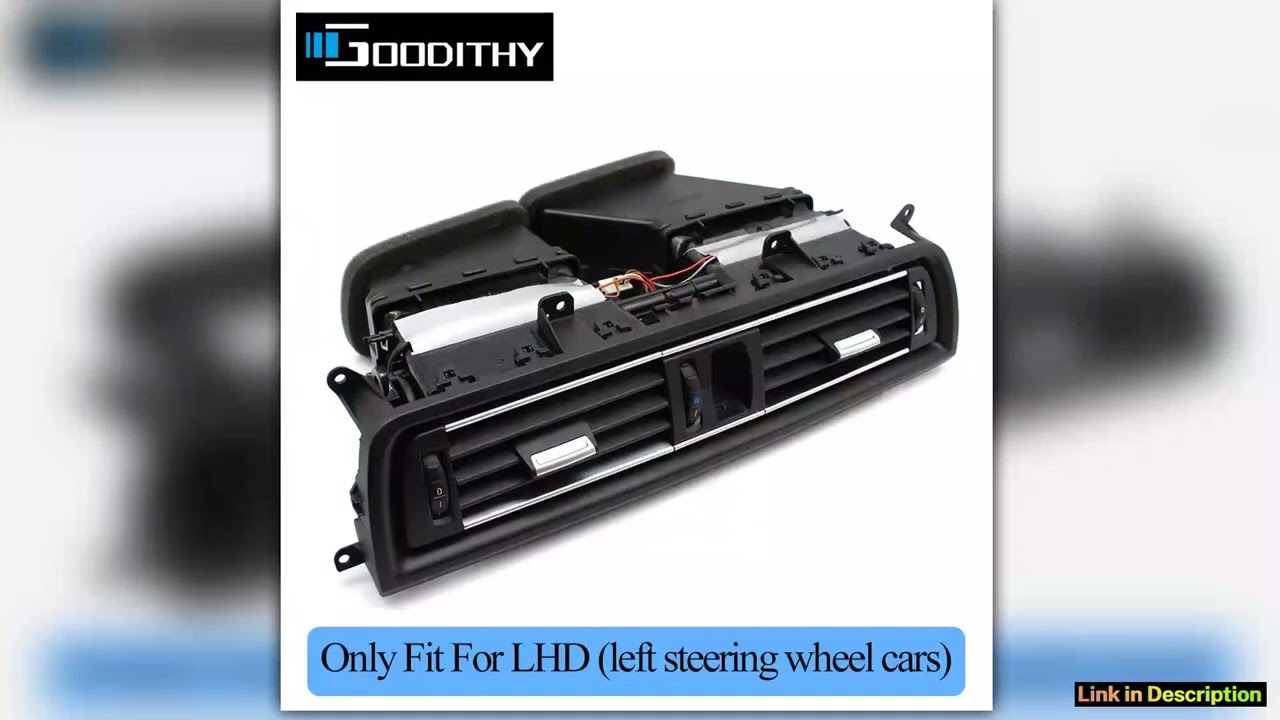 LHD Dashboard Front Central Air Conditioner Panel AC Vent Grille Assembly For BMW 5 Series F10 F11