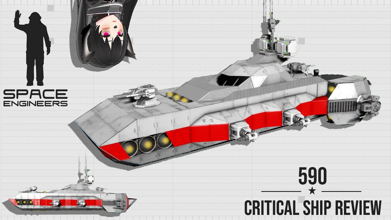 This Ship is Very Fast, Space Engineers Critical Ship Review, 590 Star ...