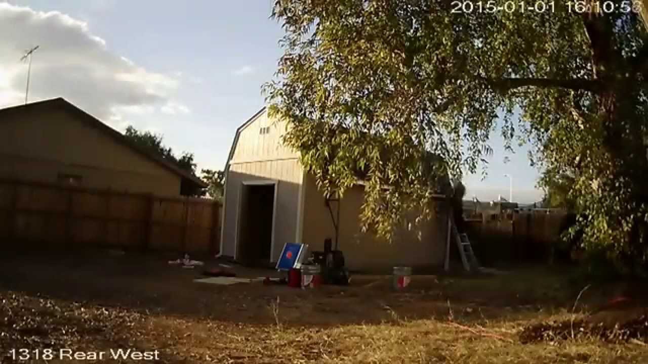 2015-01-01 tuff shed build time lapse - youtube