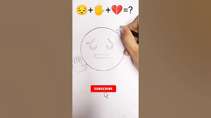 😔+🖐+💔=? Emoji Mix Drawing #shorts #youtubeshorts #shortvideo #shortsfeed #short #tiktok