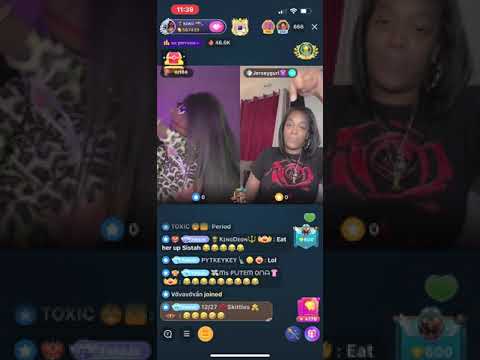 Kiikii -vs- JerseyGurl Bigo live use