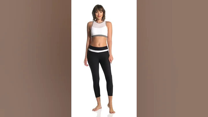 Marika Blocked Side Yoga Capris | SwimOutlet.com
