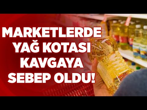 Marketlerde Yağ Kotası Kavgaya Sebep Oldu!  | Krt Haber