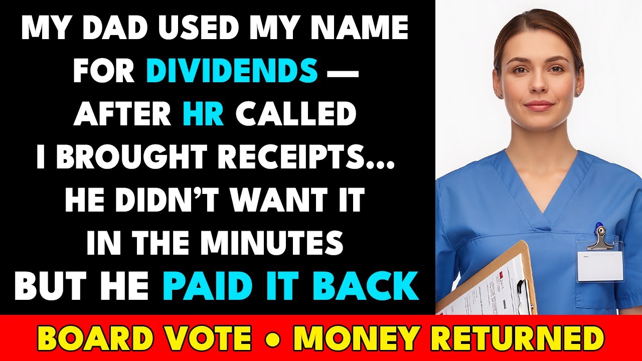 My Dad Used My Name for Dividends — I Brought Receipts and Made Him Repay | Revenge Stories