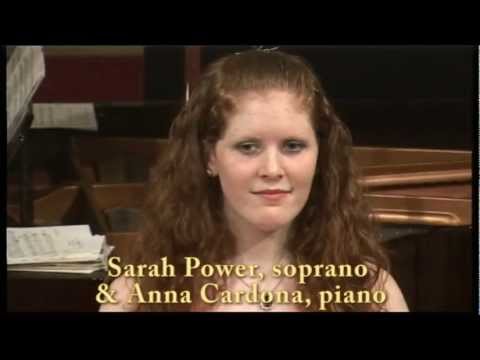 Sarah Power (soprano) & Anna Cardona (piano)  Lehar's 'Meine Lippen, sie küssen...'