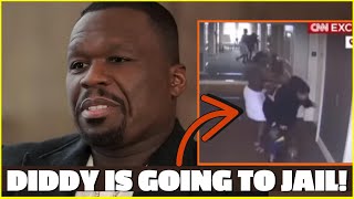 50 Cent REACTS To Diddy Video Beating Cassie In Hotel