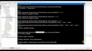 Pytest Tutorial: Scope of Pytest Fixture Functions | Pytest Fixtures